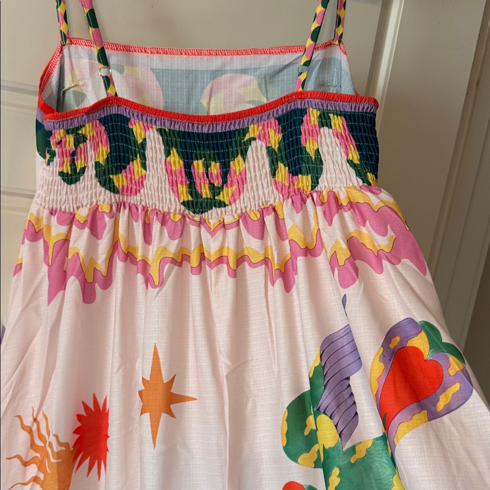 Source Unknown Colorful Patterned Maxi Dress - image 2